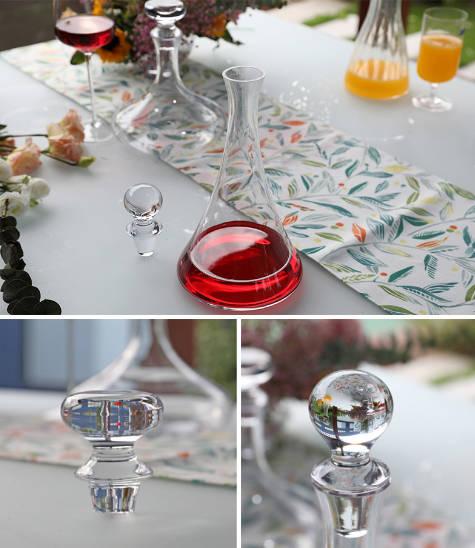 Botella de Vino en Cristal Lead-free Europeo de Diseño Clásico - Image 10