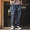 Jeans Sueltos con Cintura Elástica Lavados