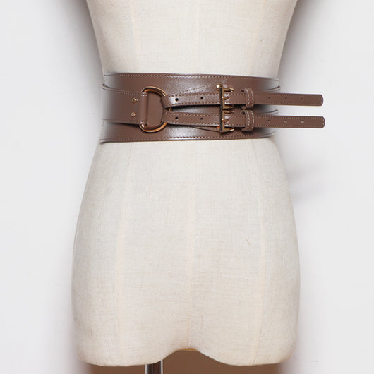 Faja Ancha para Mujer con Hebilla Diagonal de Cuero - Image 12