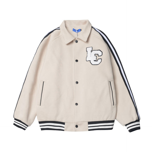 Uniforme de Béisbol Retro Americano a Rayas con Bordados para Hombre - Image 2