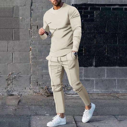 Conjunto Casual Hombre: Sudadera Slim Fit + Pantalón Jogger con Bolsillos - Image 7