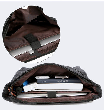 Bolsa Mensajera de Lona para Viajes - Portátil y Resistente - Image 20