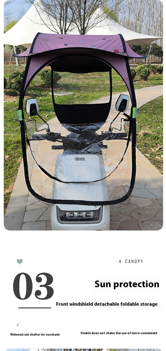 Toldo Protector Solar para Batería de Auto y Moto - Universal Cuatro Estaciones - Image 16