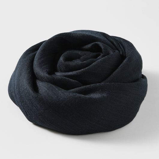 Pañuelo Artístico de Algodón y Lino - Colores Sólidos Elegantes - Image 36