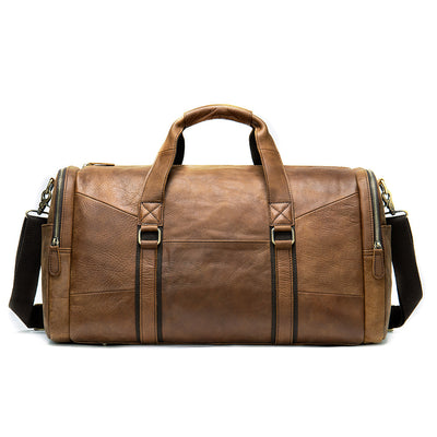 Bolsa de Viaje Ejecutiva Cuero Genuino - Bandolera Hombre Piel Premium