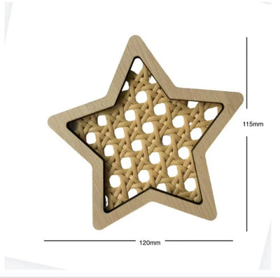 Globo Aerostático de Ratán con Arcoíris, Estrellas y Luna para Decoración Infantil - Image 9
