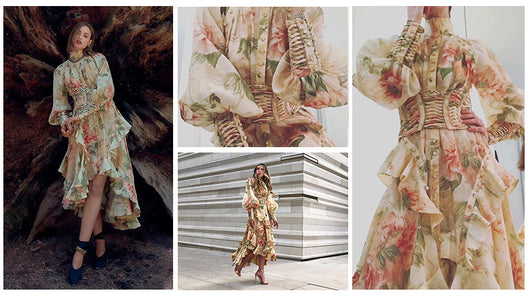 Vestidos de Fiesta con Estampado Floral para Mujer - Image 9