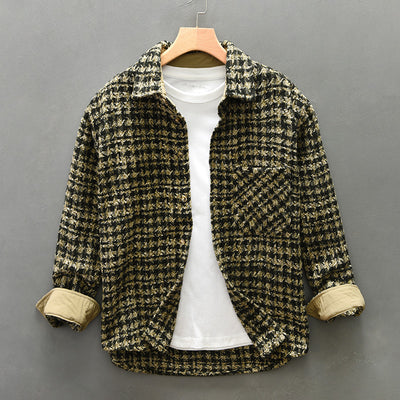 Camisa Casual Retro de Manga Larga para Hombre - Image 6