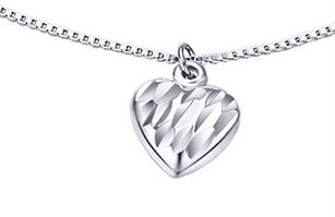 Pulsera de Tobillo en Plata Esterlina con Dije de Amor Plateado - Image 13