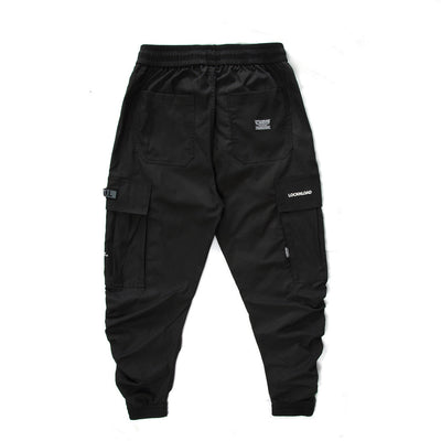 Pantalones Overol Cargo Urbano Hombre - Cintura Elástica Tendencia Street - Image 10