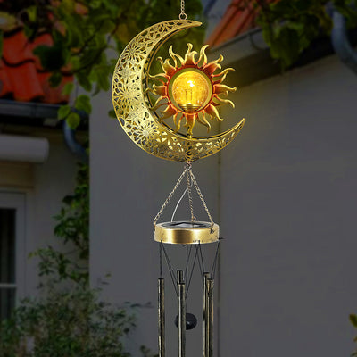 Lámpara Solar Colgante Luna y Sol - Decoración Exterior Elegante - Image 3