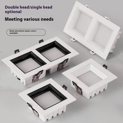 Downlight LED Cuadrado Ultra Delgado Embutido para Techo - Image 2