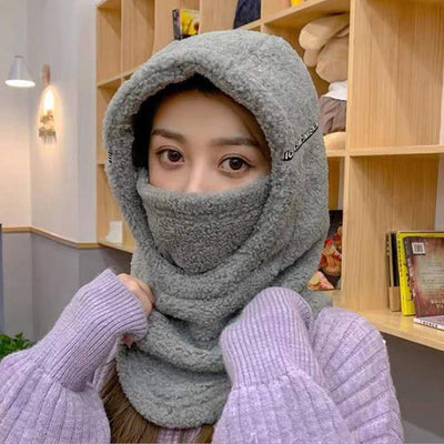 Orejeras Térmicas Impermeables para Mujer con Cuello Acolchado