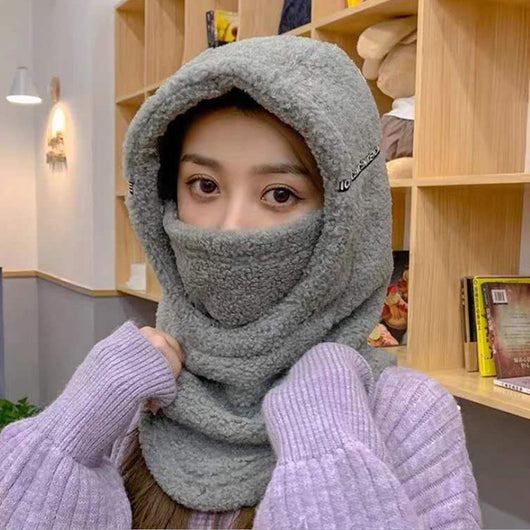 Orejeras Térmicas Impermeables para Mujer con Cuello Acolchado