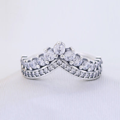 Anillo de Corona de Circonia Cúbica - Diseño Princesa - Image 10