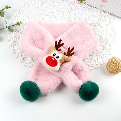 Babero Navideño Infantil con Pelaje Sintético de Conejo - Diseño Cartoon Unisex - Image 12