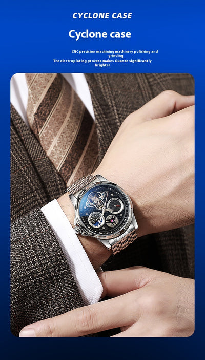 Reloj Automático de Acero Inoxidable con Esfera Luminosa Impermeable - Image 19