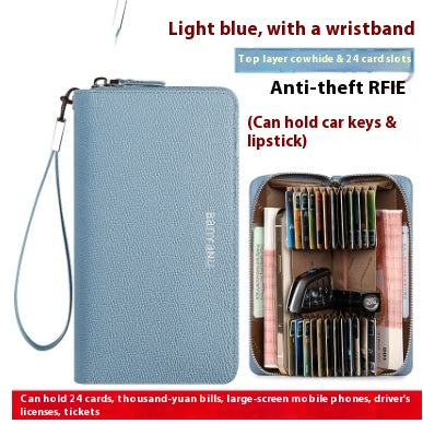 Cartera Minimalista de Cuero para Mujer - Organizador Compacto - Image 21
