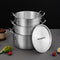Juego de Ollas de Aluminio 7 Piezas - Batería de Cocina Profesional