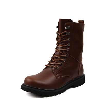 Botas Militares de Cuero para Hombre con Forro de Invierno - Image 7