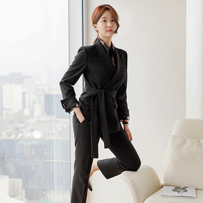 Traje Ejecutivo para Mujer con Cintura Ajustable - Image 4