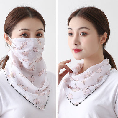 Pañuelo de Seda Protector Solar para Mujer - Máscara Cuello y Cara Verano - Image 31