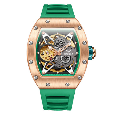 Reloj Deportivo Automático con Banda de Silicona para Hombre - Image 12