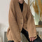 Cardigan Suelto Cuello V para Mujer - Otoño e Invierno