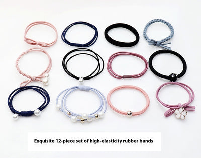 Set de 12 Bandas Elásticas de Goma para Cabello de Alta Resistencia - Image 19
