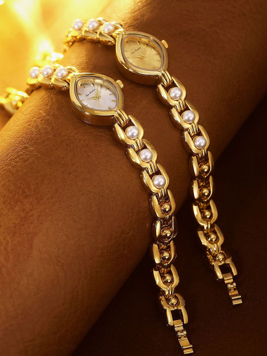 Reloj Elegante para Mujer con Perlas Simuladas - Diseño Lujo Clásico - Image 20