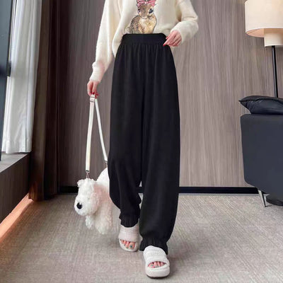 Pantalones Harem Tejidos Cómodos Estilo Coreano para Mujer - Image 14