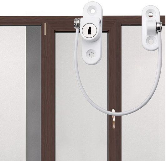 Cerradura de Seguridad para Ventanas con Cadena - Protector Multifuncional para Bebés y Hogar - Image 35