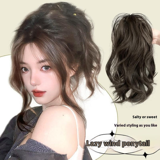 Peluca Larga Mujer Cabello Liso sin Encaje con Agarre Seguro