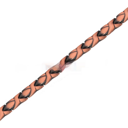 Pulsera Magnética de Cobre Puro con Cadena de Eslabones - Tobillera de Cobre Rojo - Image 3