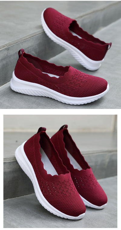 Zapatos Deportivos Tejidos Voladores Talla Grande para Mujer - Image 29