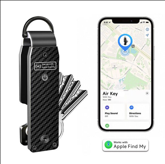 Llavero Inteligente de Aleación de Aluminio con Localizador FindMy - Image 2