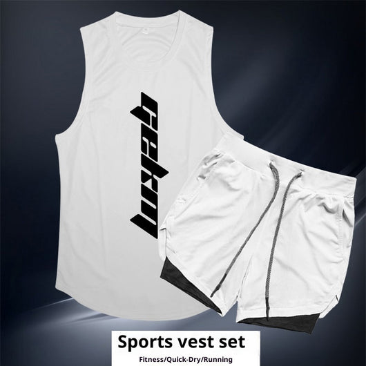 Conjunto Deportivo para Hombre - Chaleco y Shorts para Correr y Entrenamiento - Image 28