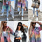Abrigo de Lana Estampado para Mujer - Colección Otoño Invierno