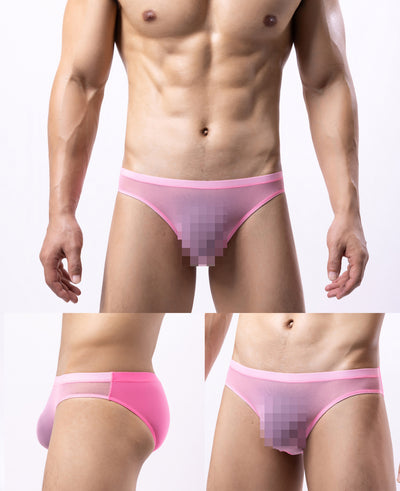 Calzoncillos Transparentes Cintura Baja Seda de Hielo para Hombre - Image 20