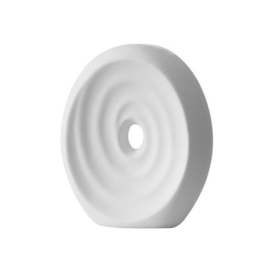 Jarrón Decorativo de Cerámica Blanco y Negro Mate - Adornos Roscados para el Hogar - Image 9