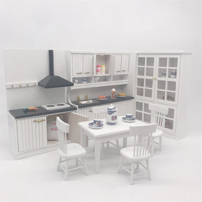 Cocina de Casita de Muñecas Miniatura 12 Piezas - Image 6