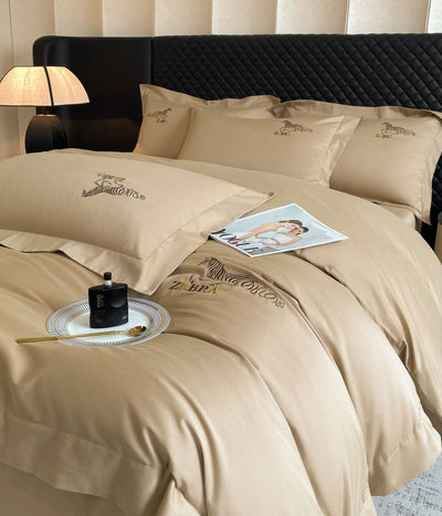 Juego de Cama Lujo Ligero Otoño Invierno 4 Piezas Acolchado Suave - Image 37