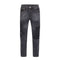 Washed Jeans with Ink Splash Stitching - Trendy Design