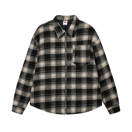 Abrigo Acolchado de Cuadros para Hombre - Image 16