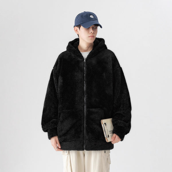 Conjunto de Sudadera Acolchada con Capucha y Pantalón Deportivo Cálido