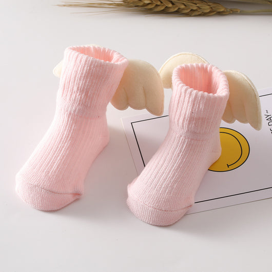 Calcetines Angelicales para Bebé con Alas Bordadas - Image 13