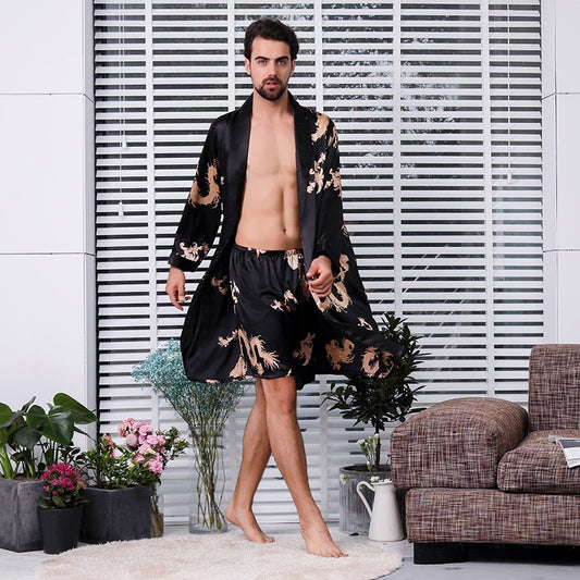 Pijama Hombre Estampado Suelto y Cómodo - Image 2