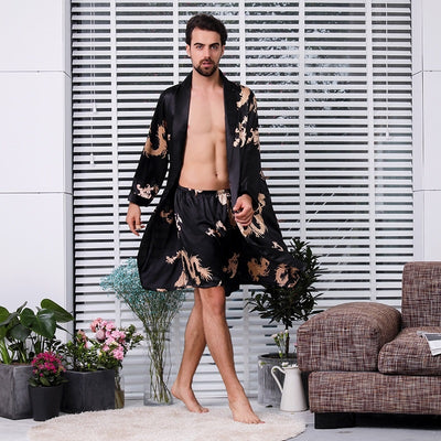 Pijama Hombre Estampado Suelto y Cómodo - Image 2