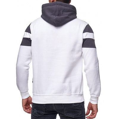 Sudadera Holgada con Combinación de Colores para Hombre - Image 8