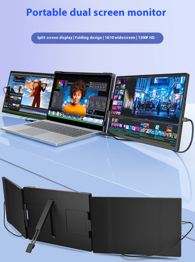 Monitor Portátil Dual 141 Pulgadas - Pantalla Externa para Productividad Móvil - Image 7